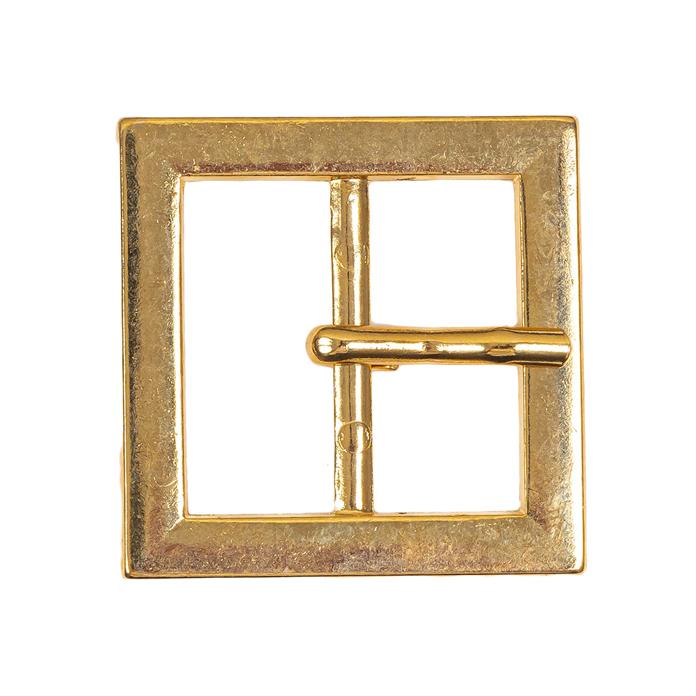 Gold Square Frame Metal Buckle - 1.375