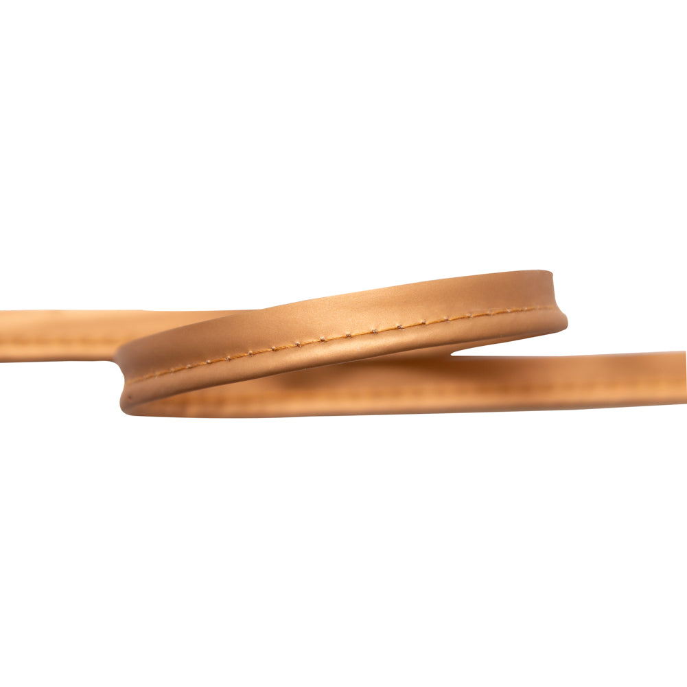 Italian Gold Rubbery Cord with Lip - 0.375
