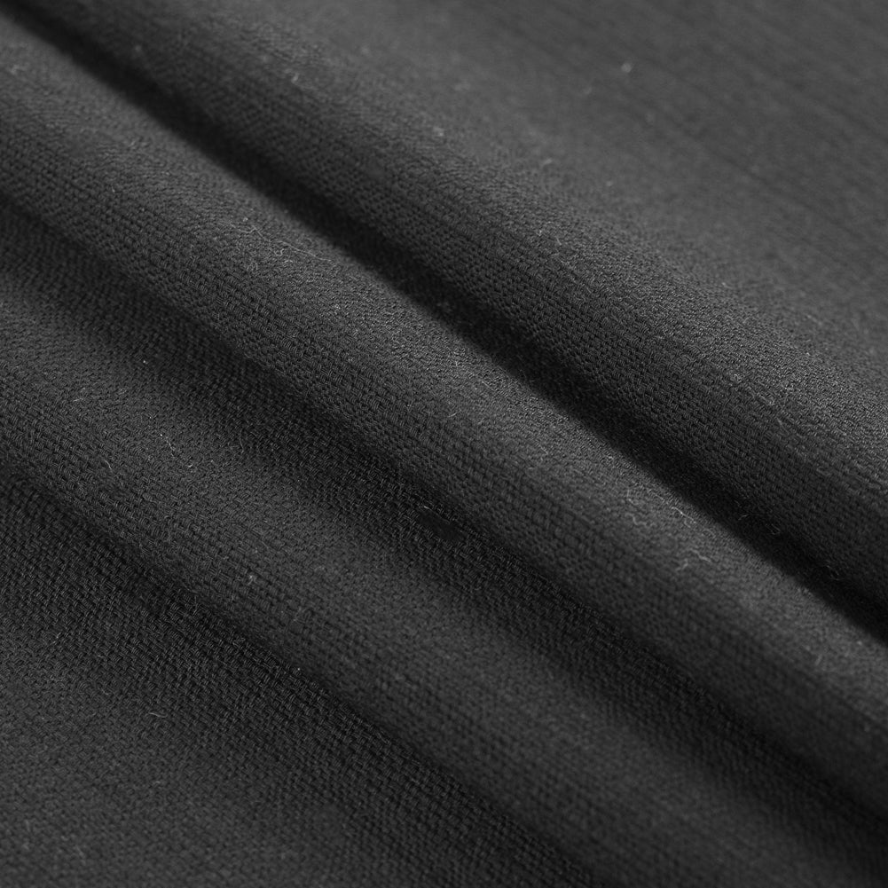 Black Wiry Wool Woven/Suiting - Joann Fabrics