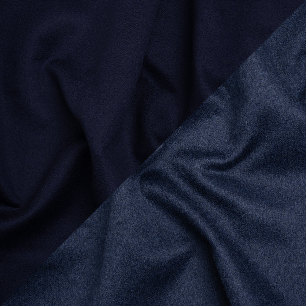 Cashmere Double Cloth Coating Made in Italy - Bright Navy - Deadstock - Joann Fabrics
