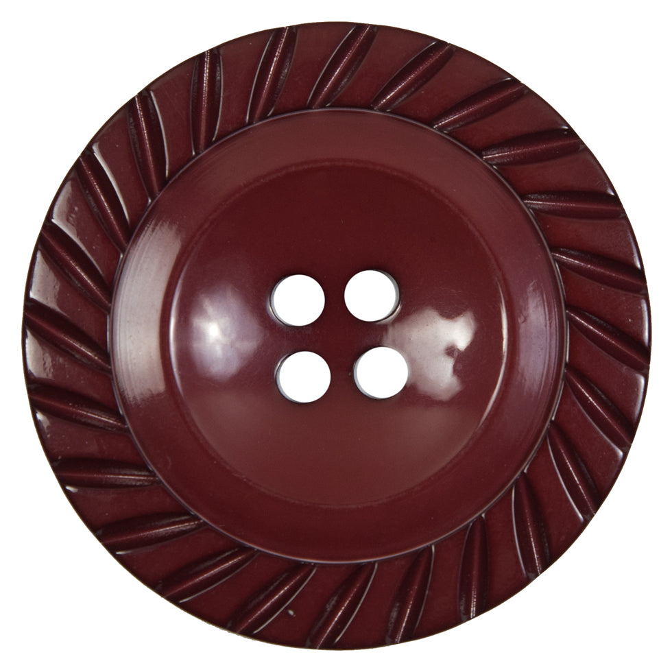 Maroon Plastic 4-Hole Button - 60L/38mm - Joann Fabrics