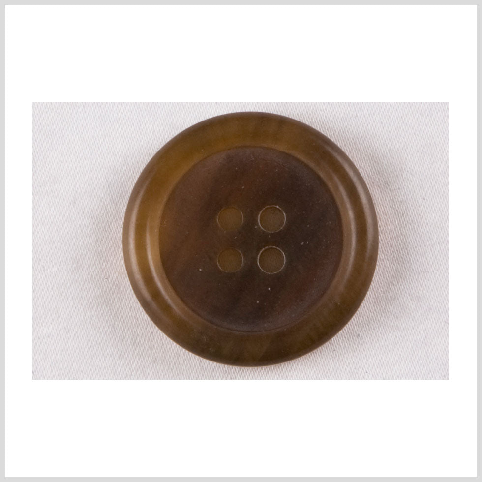 Plastic 4-Hole Button - 40L/25.5mm - Golden Brown Subtle Swirls - Joann Fabrics