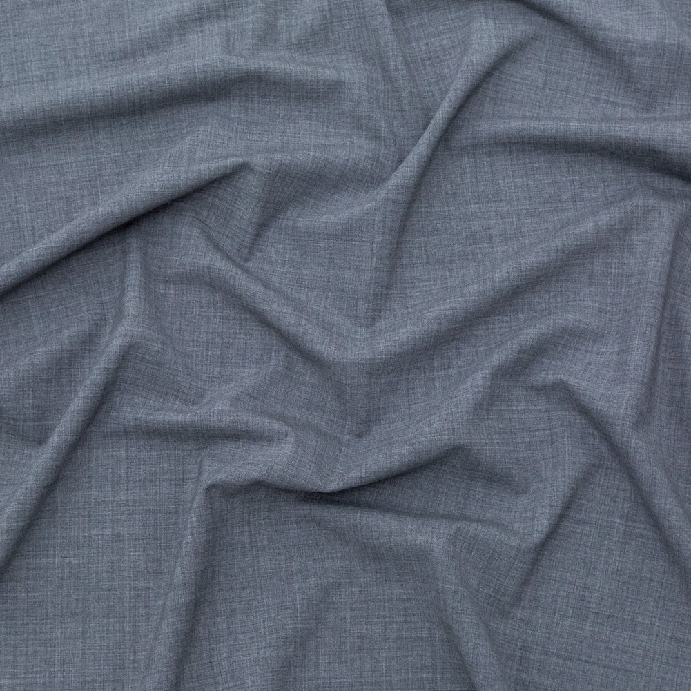 Italian Heathered Gray Stretch Wool Suiting - Joann Fabrics