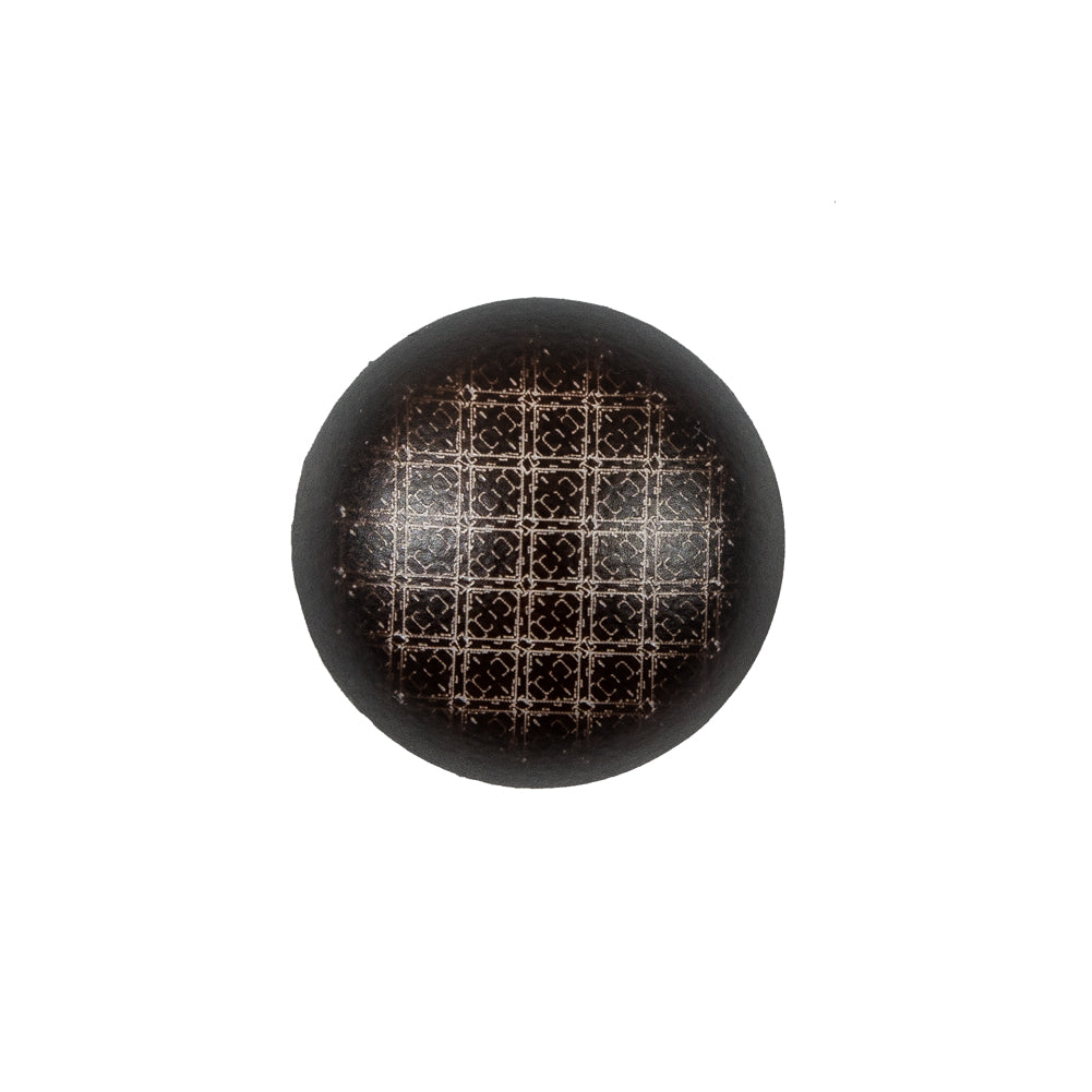 Italian Brown Checkered Plastic Button - 32L/20mm - Joann Fabrics
