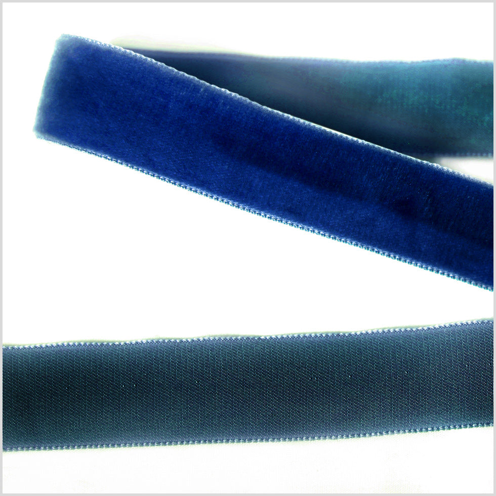 Single Faced Velvet Ribbon Made in Italy - 7/8