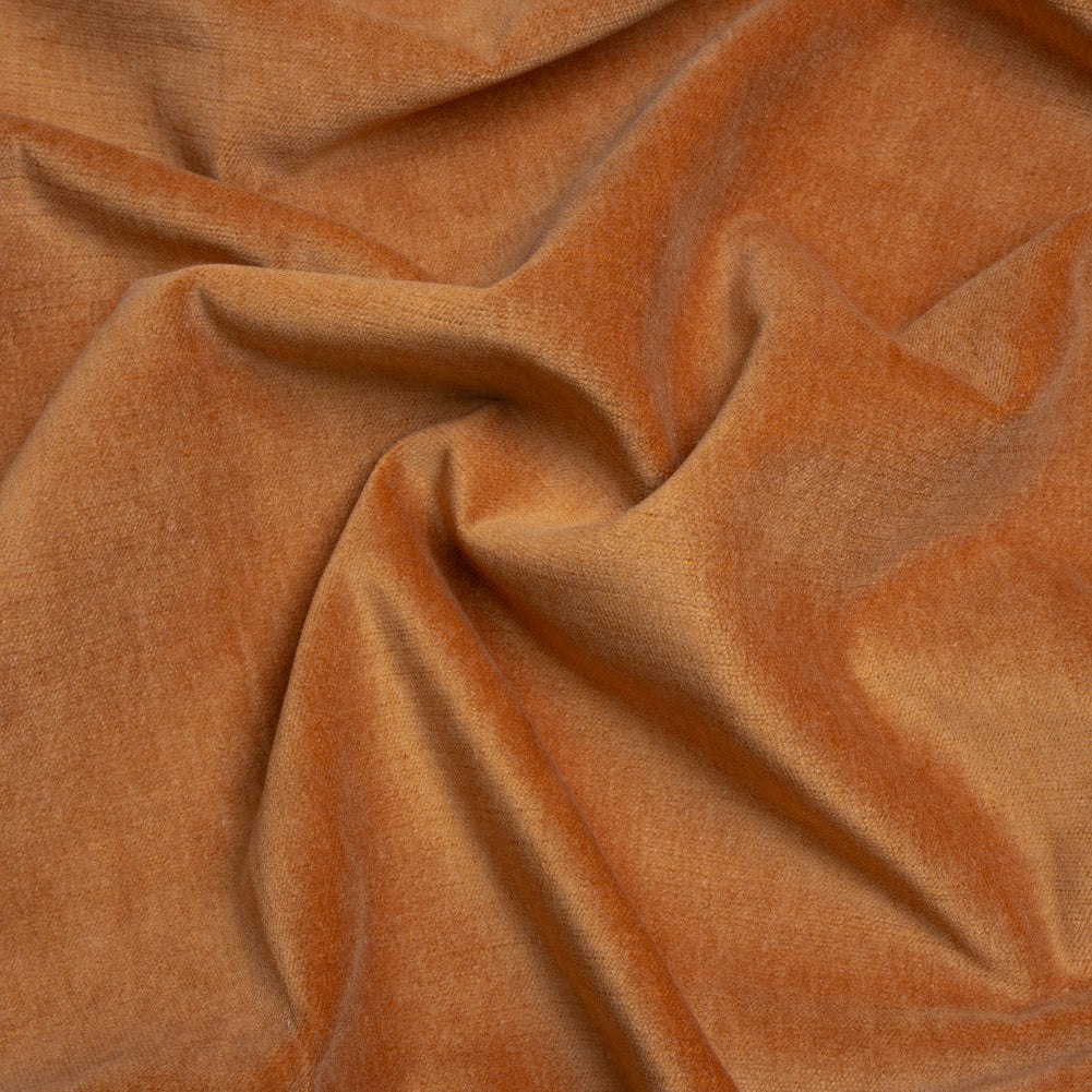 Polyester and Cotton Upholstery Velvet - Tangerine - Corry Collection - Joann Fabrics