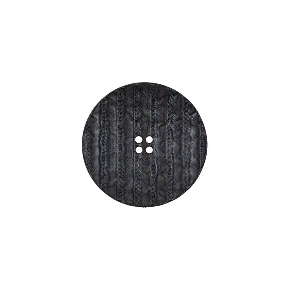 Italian Black Textured 4-Hole Button - 28L/18mm - Joann Fabrics