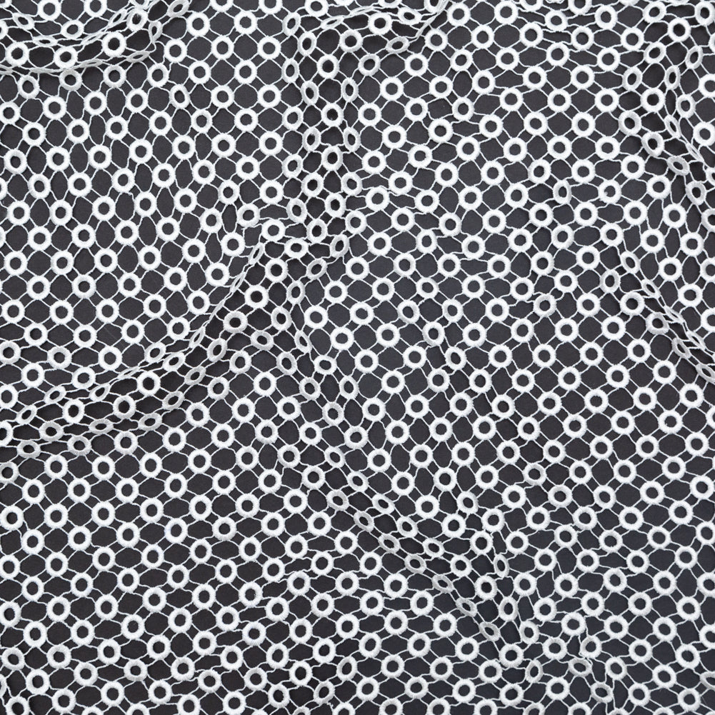 Guipure Lace - Off-White Geometric Circles - Joann Fabrics