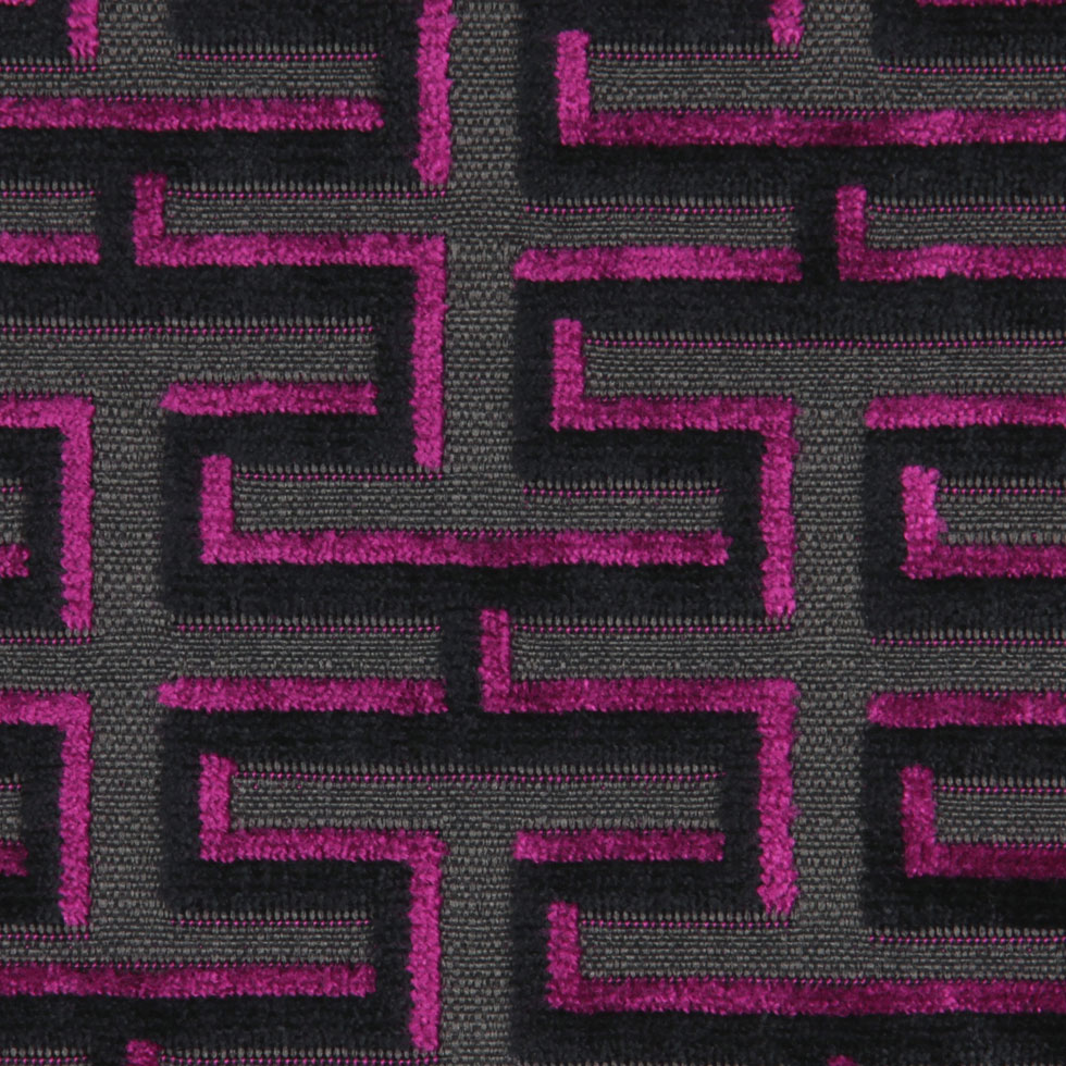 Zwart Cardinal Square Geometric Velvet - Joann Fabrics