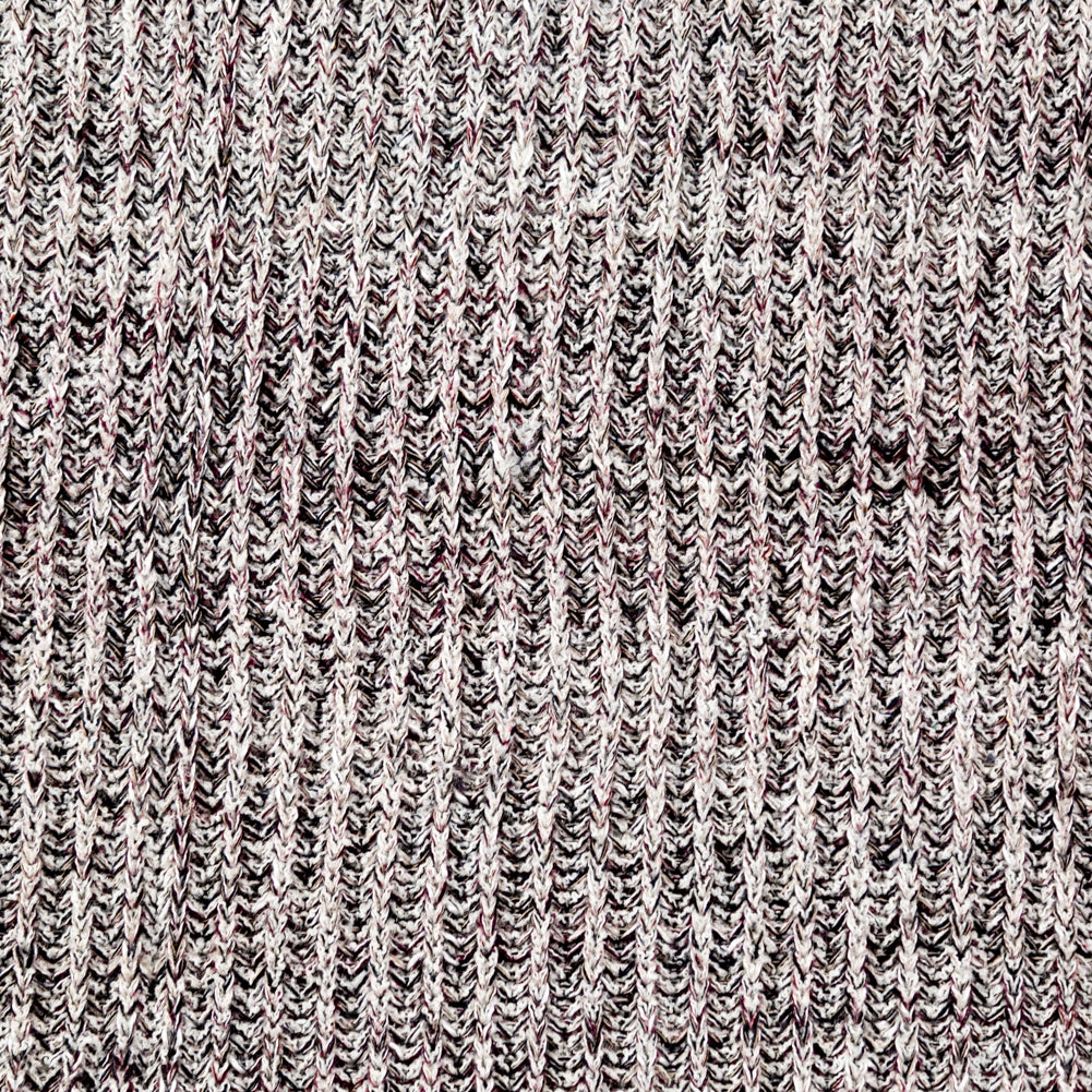 White and Burgundy Chunky Wool Knit - Joann Fabrics