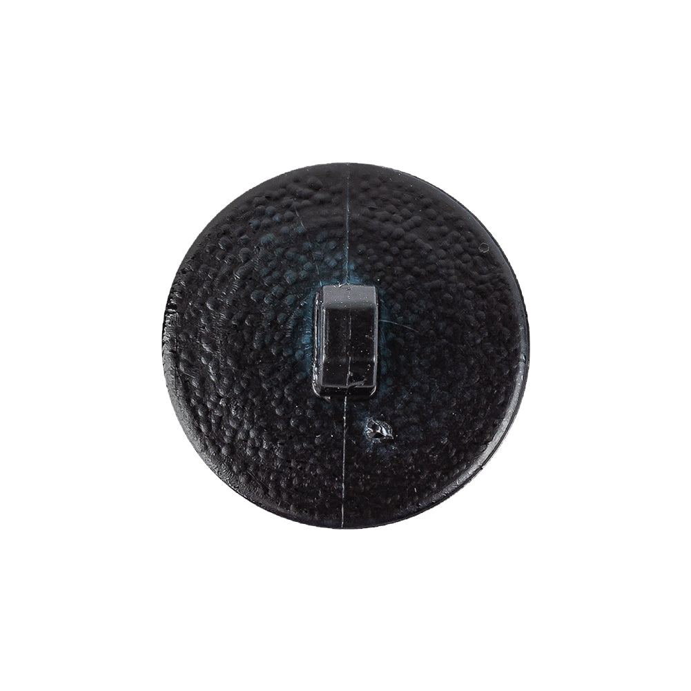 Italian Shiny Navy Basketweave Embossed Faux Leather Button - 36L/23mm - Joann Fabrics