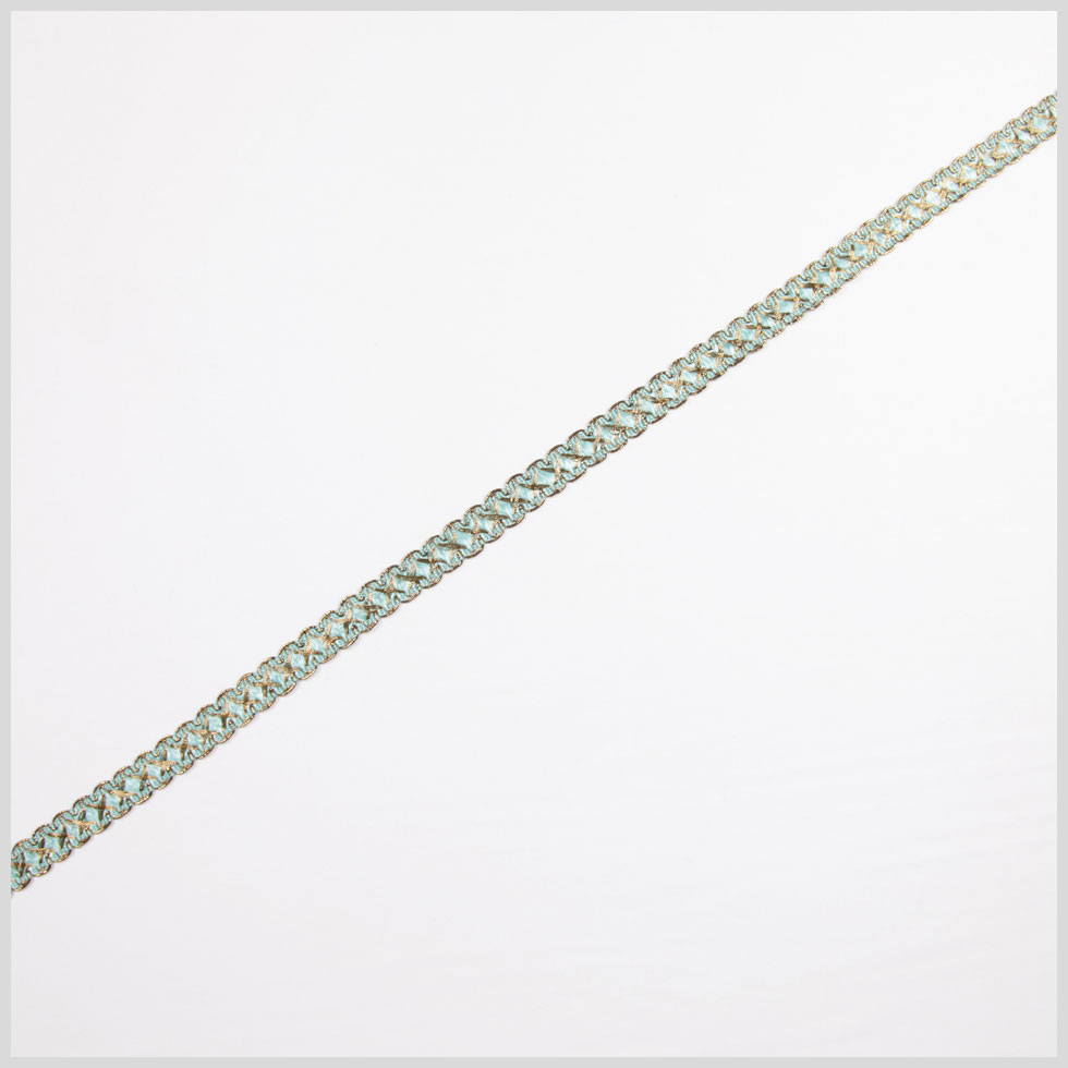 Antique Gold Turquoise Metallic Braid - Joann Fabrics