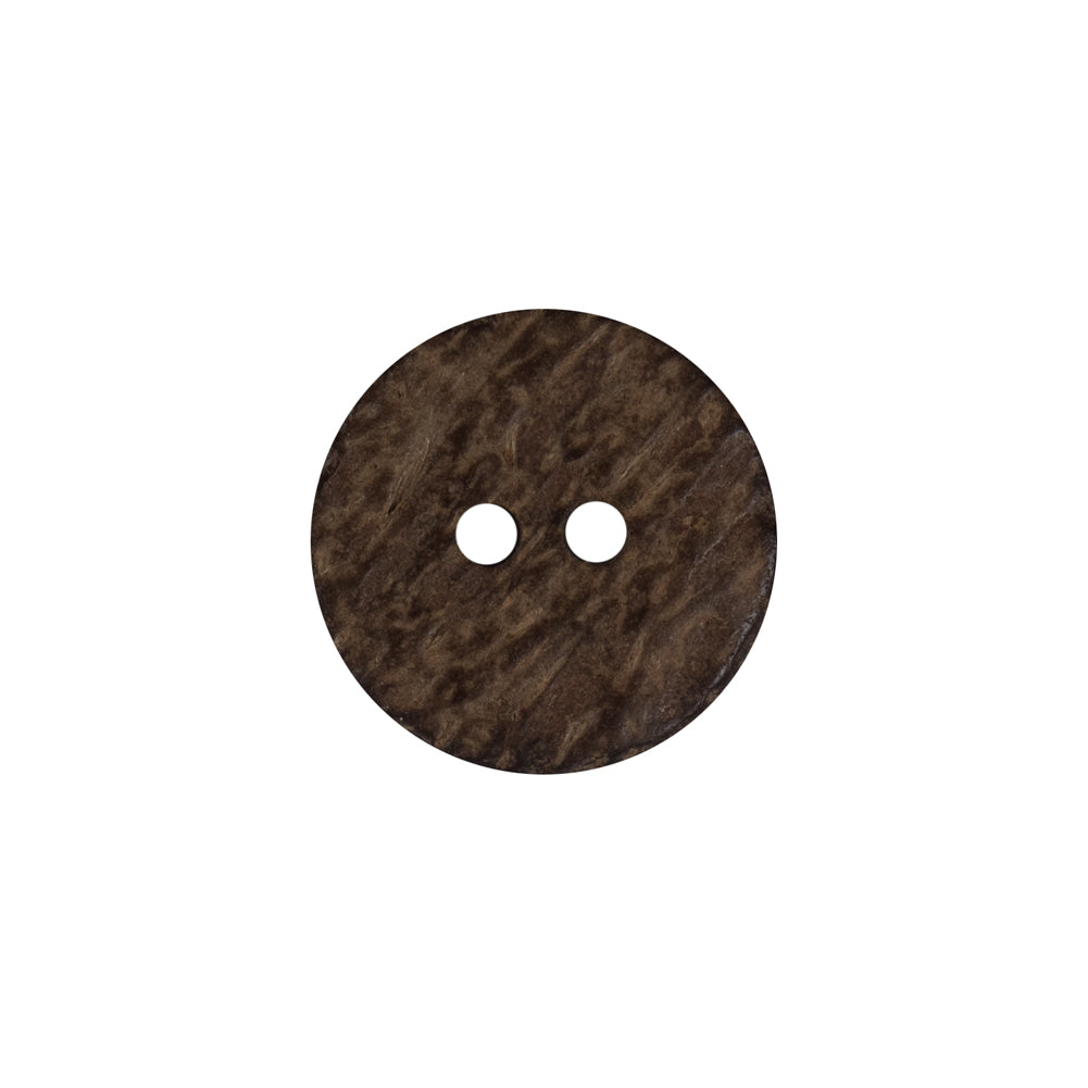 Brown Wooden Two-Hole Button - 28L/18mm - Joann Fabrics