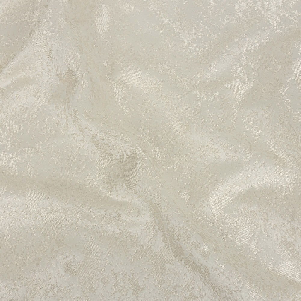 Polyester Jacquard - Ivory Abstract Trees - British Imported - Joann Fabrics