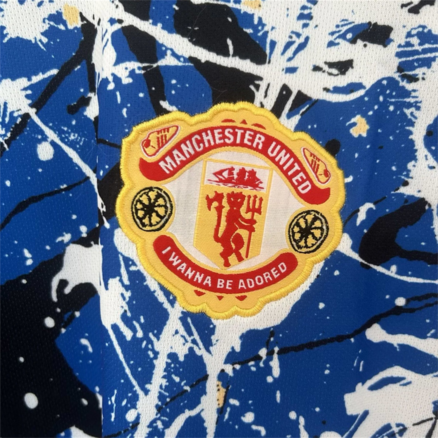 Manchester United 25-26 Stone Roses Special Jersey - Fans Version - UnitedFutballJersey