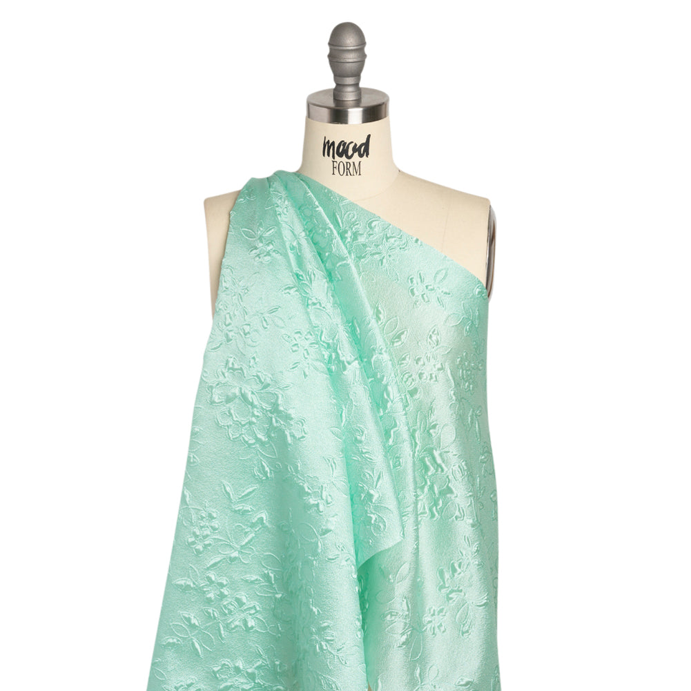 Luminous Seafoam Garden Party Lightweight Luxury Brocade - Joann Fabrics