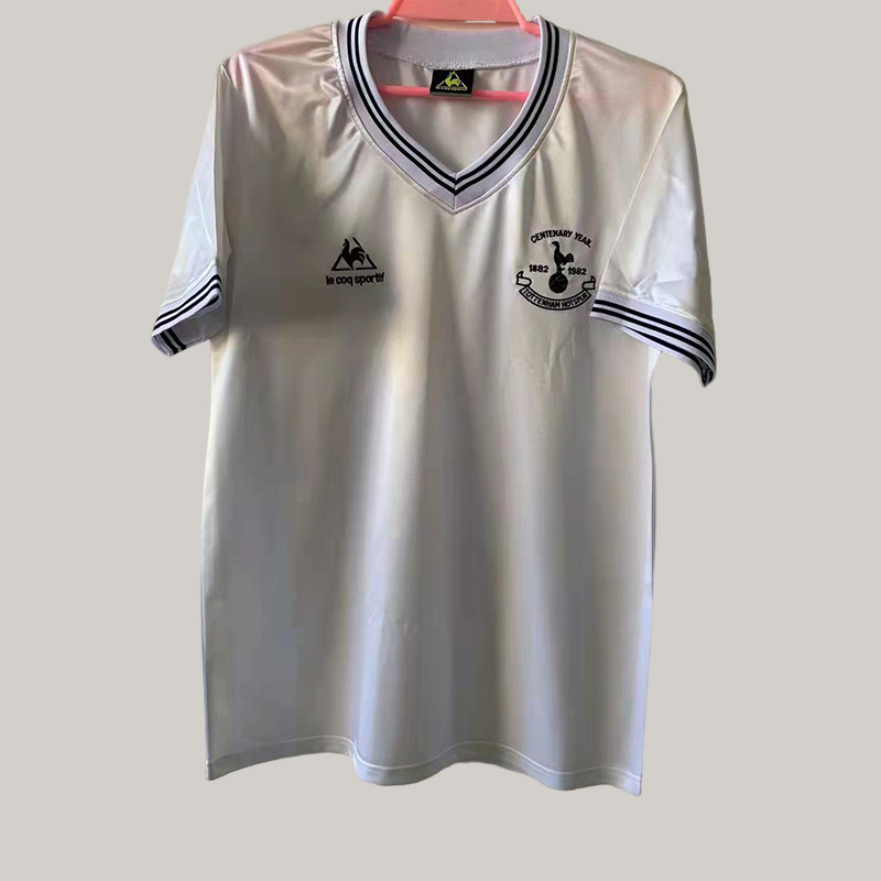 1982 Retro Tottenham Hotspur 100th Anniversary Edition Home Football Shirt 1:1 Thai Quality