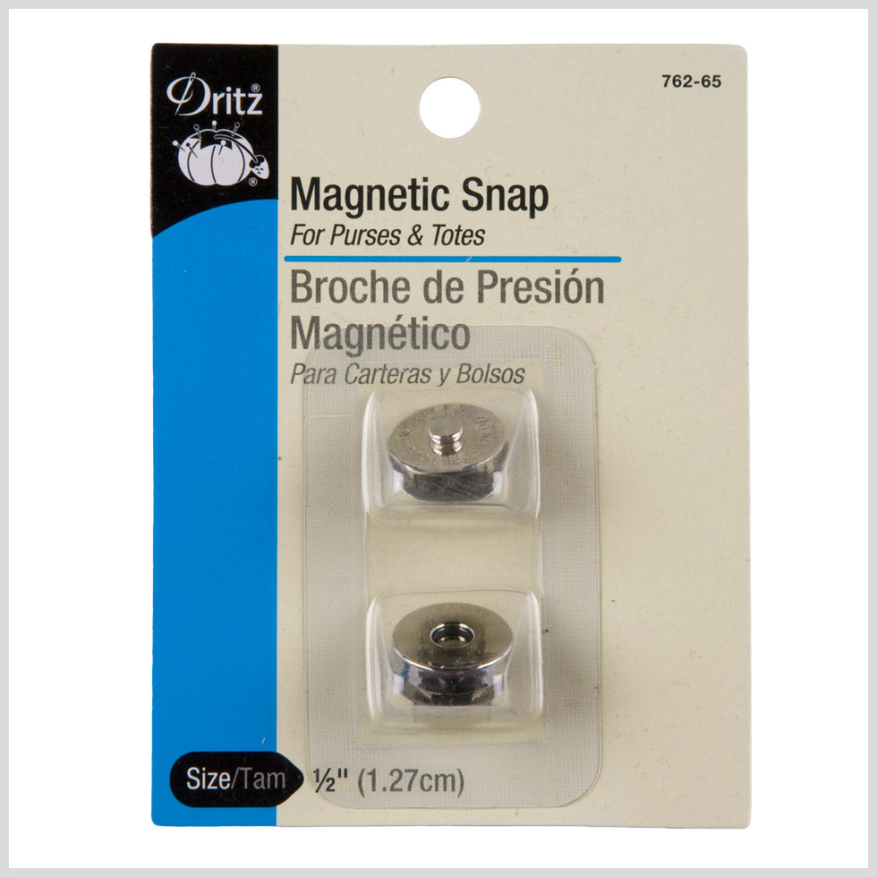 Dritz Nickel Magnetic Snaps Size 1/2
