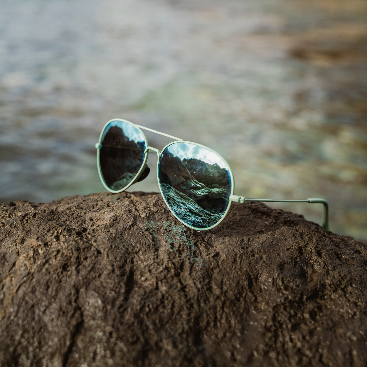 Tangle Free Aviator – Agave Polarized