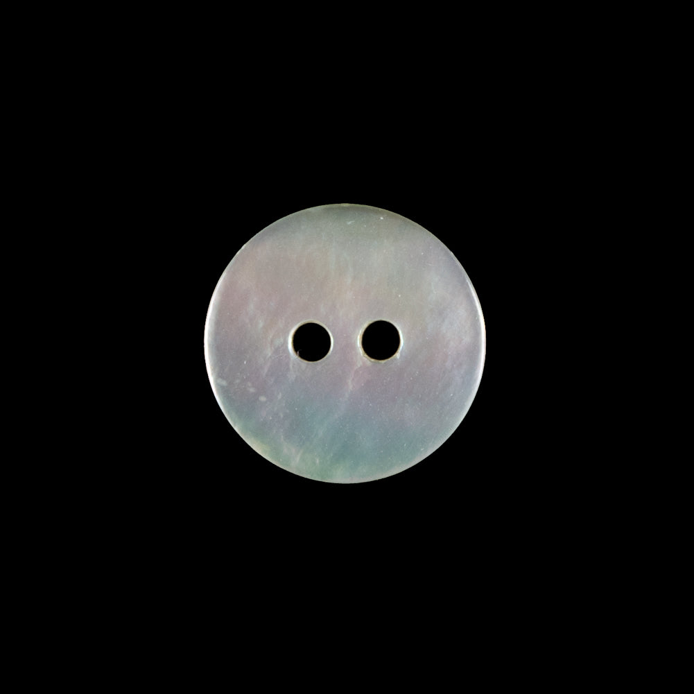 Italian Iridescent Flat Mother of Pearl Button - 24L/15mm - Joann Fabrics