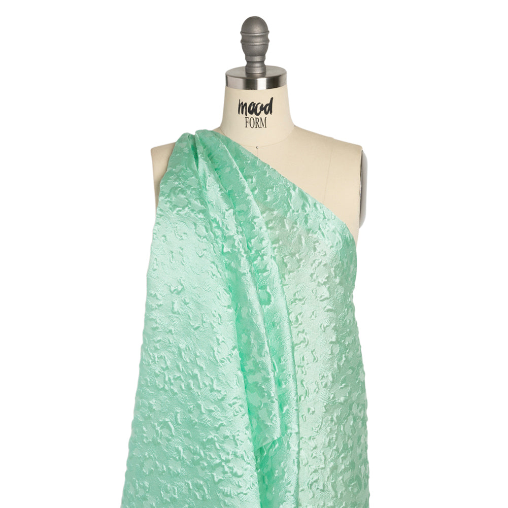 Luminous Seafoam Wild Spots Lightweight Luxury Brocade - Joann Fabrics
