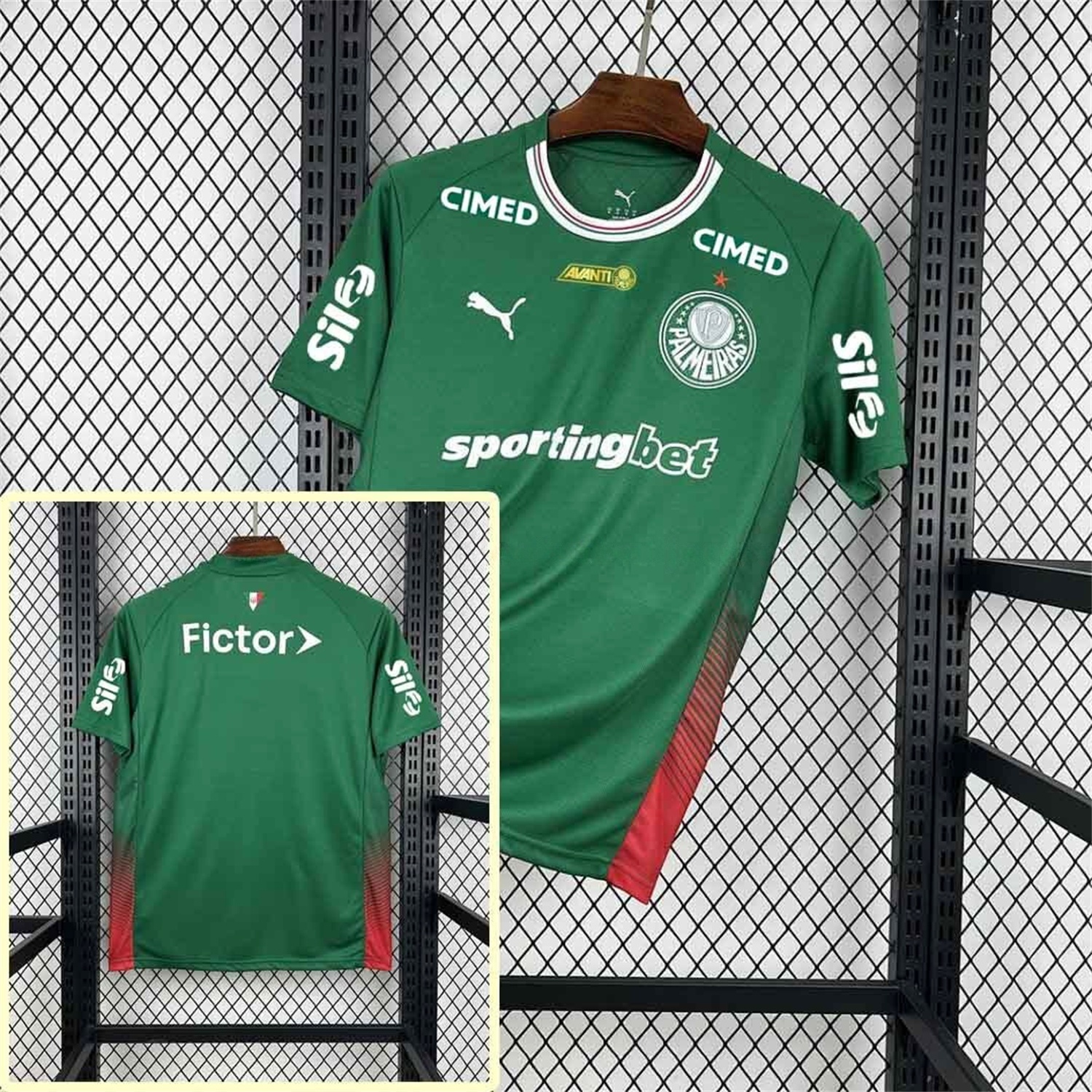 Palmeiras 26-27 Home Jersey With All Sponsors - Fans Version - UnitedFutballJersey