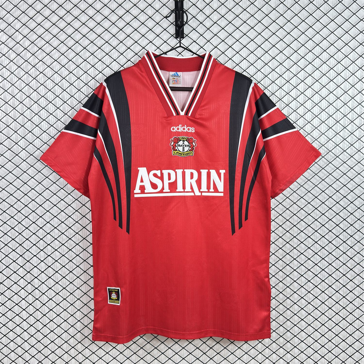 Retro Bayer 04 Leverkusen 1997-98 Home Jersey - UnitedFutballJersey