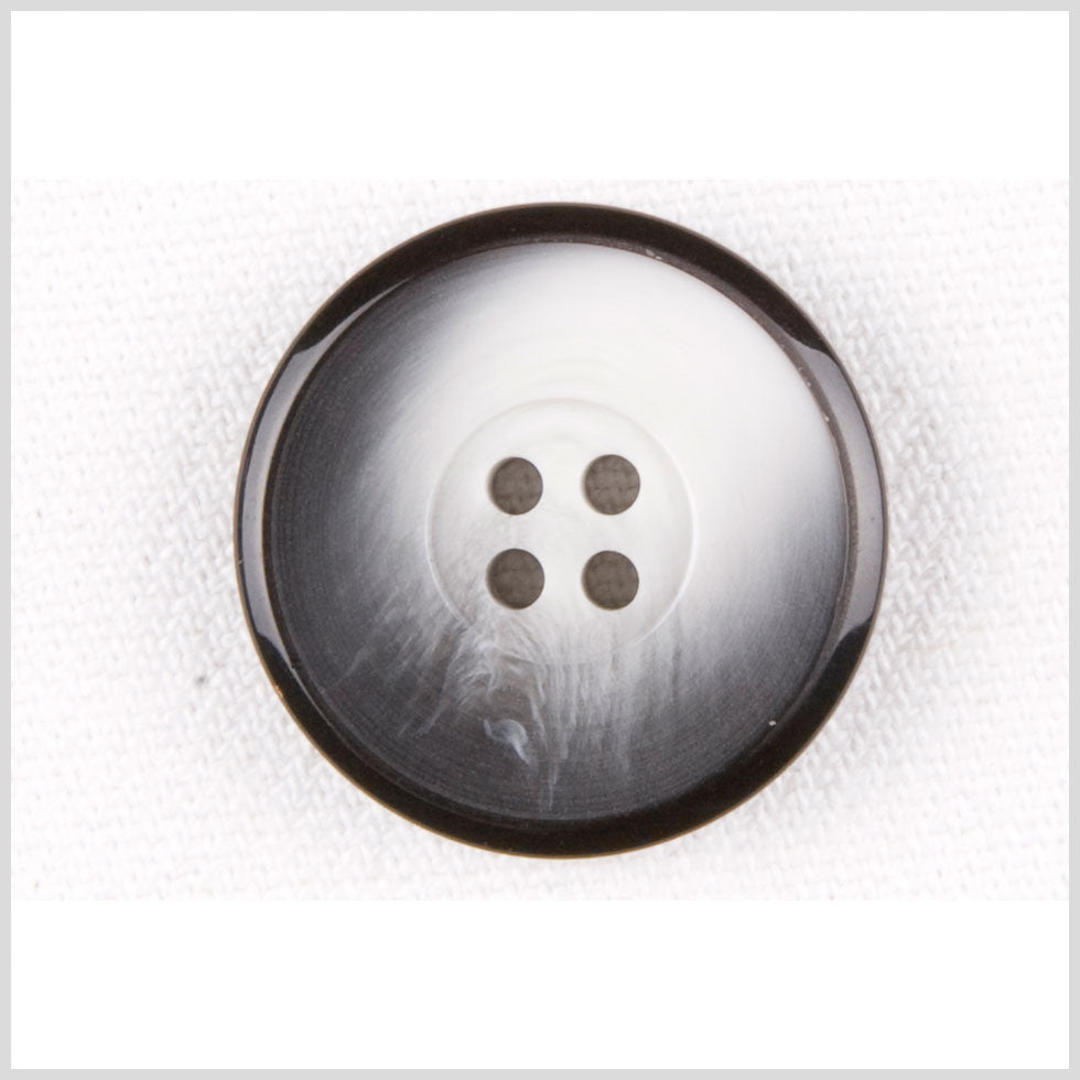 Black/White Plastic Button - 24L/15mm - Joann Fabrics