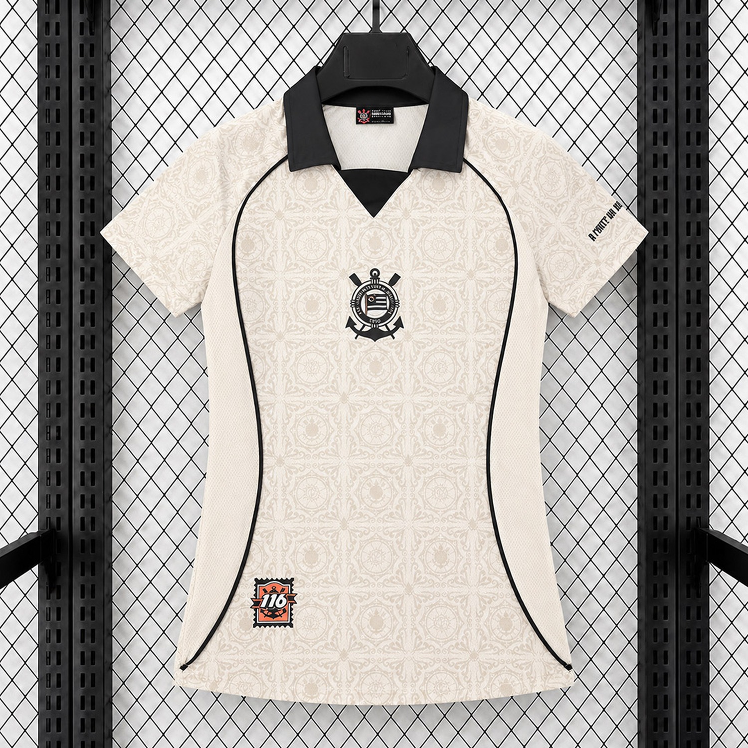 Women's Corinthians 26-27 116 Years Anniversary Beige Special Jersey - Fans Version - UnitedFutballJersey