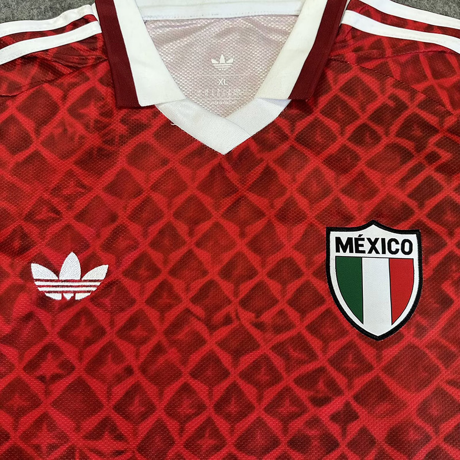 Mexico 2027 100 Years Anniversary Red White Special Jersey - Fans Version - UnitedFutballJersey