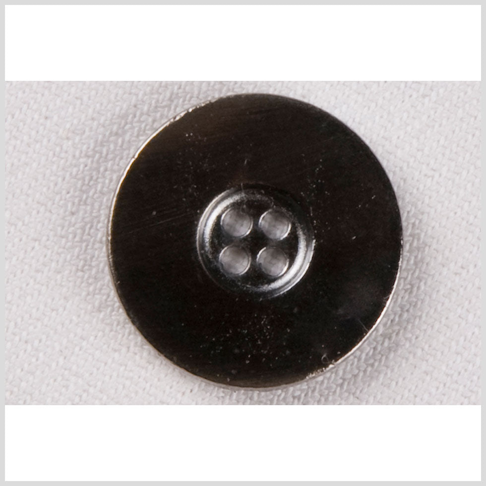Metal 4-Hole Button - 36L/23mm - Gunmetal Wide Flat Rim - Joann Fabrics