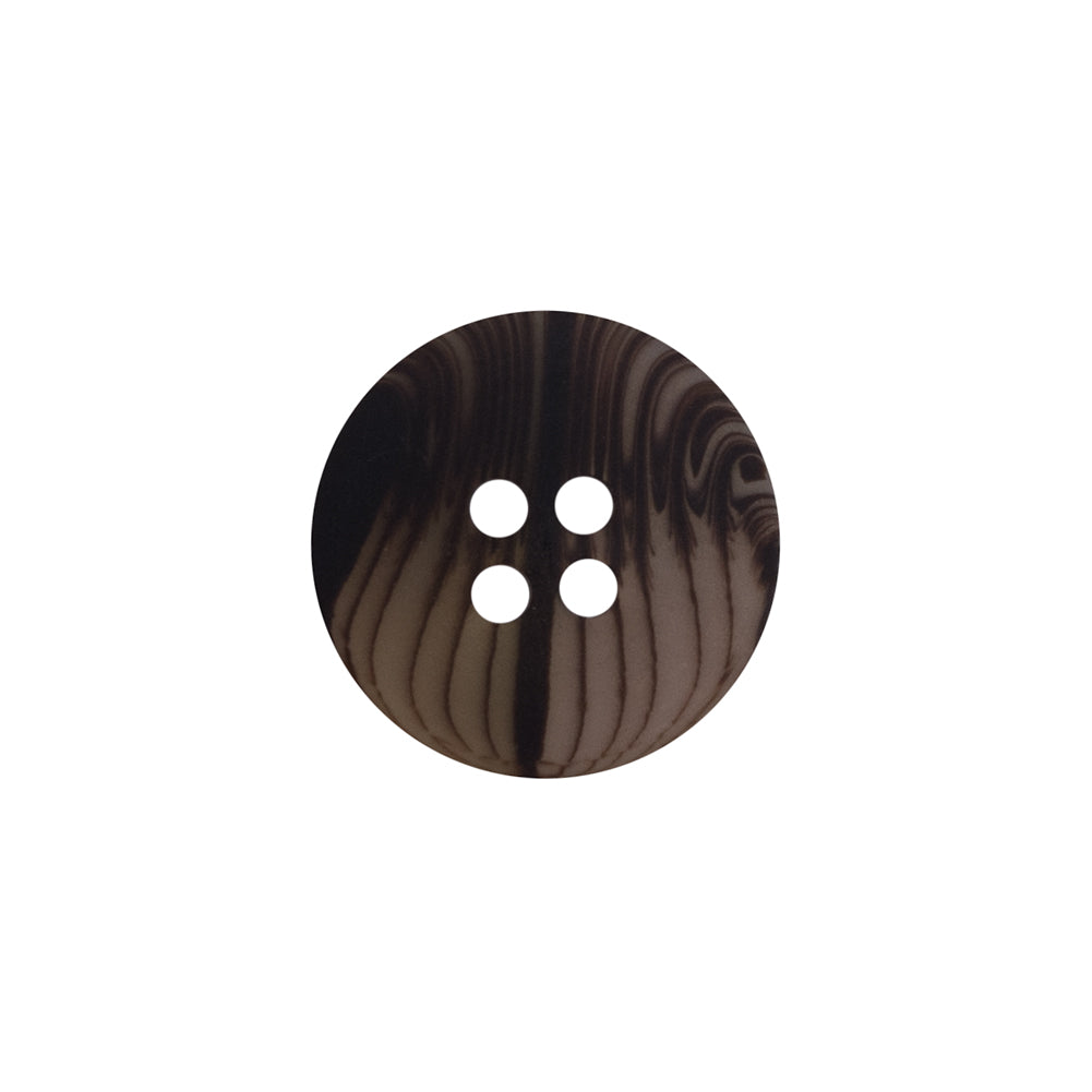 Brown Plastic 4-Hole Button - 28L/18mm - Joann Fabrics