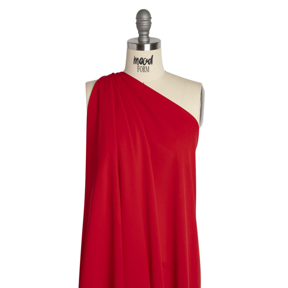 Polyester Double Georgette - Red - Mimosa Collection by Mood - Joann Fabrics