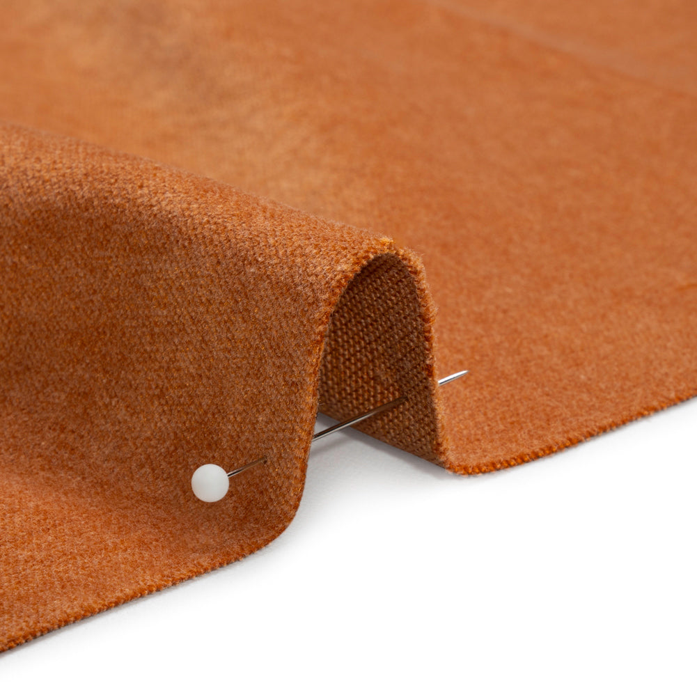 Polyester and Cotton Upholstery Velvet - Tangerine - Corry Collection - Joann Fabrics