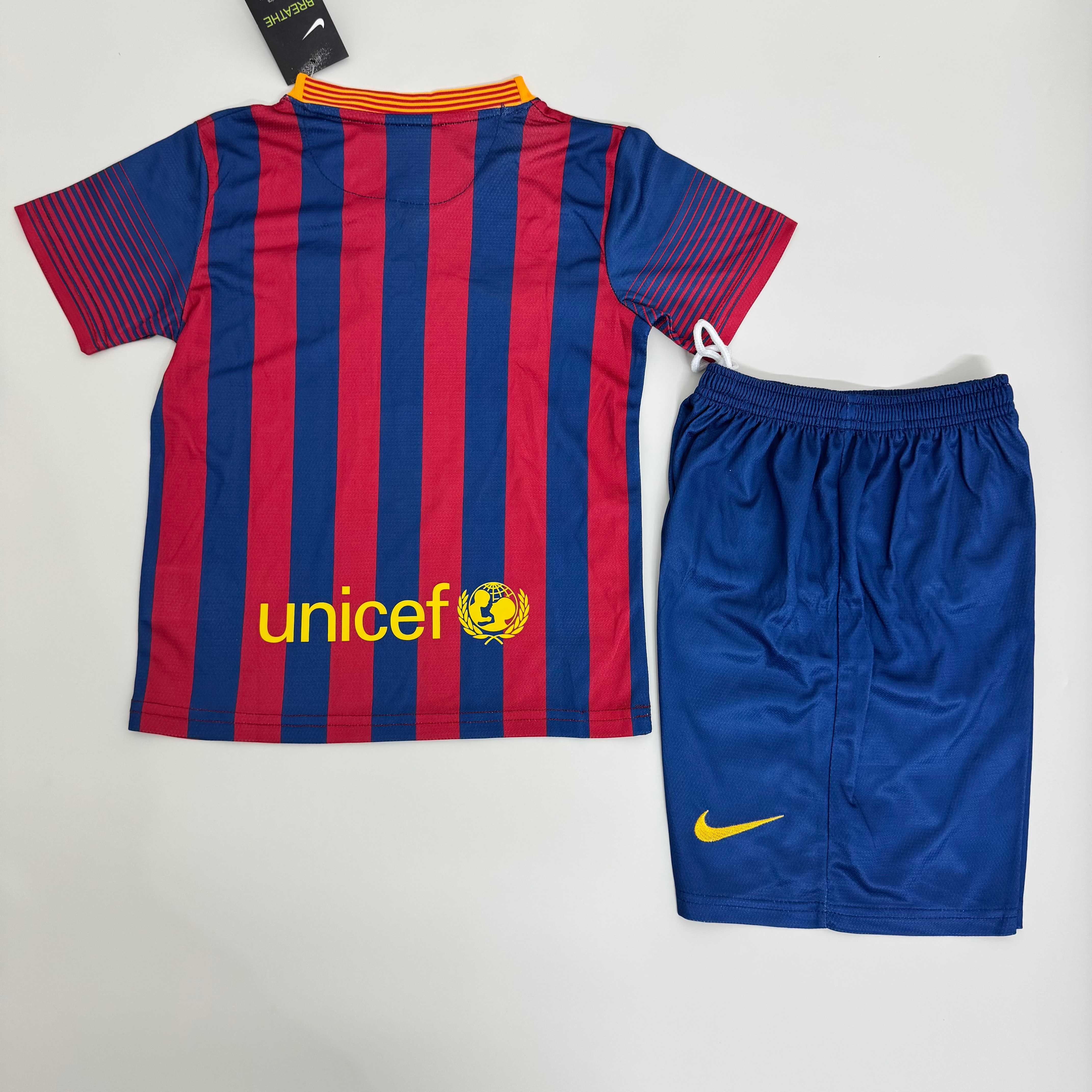 2013-2014 Retro Barcelona Home Football Shirt 1:1 Thai Quality Kids Size