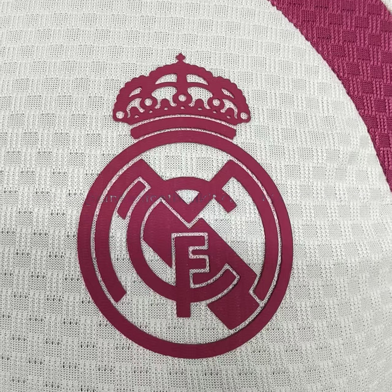 Real Madrid 26-27 White With Pink Training Vest - Fans Version - UnitedFutballJersey