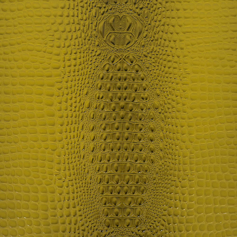 Alligator 3D Embossed Vinyl - Avocado - Congaree Collection - Joann Fabrics