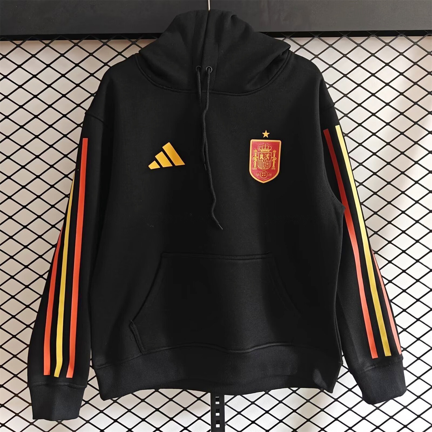 Spain 2026 Home Unisex Pullover Hoodie - UnitedFutballJersey