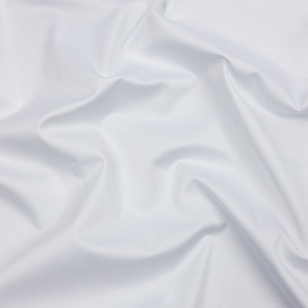 Stretch Cotton Sateen - White - Mood Exclusive Carlos Collection - Joann Fabrics