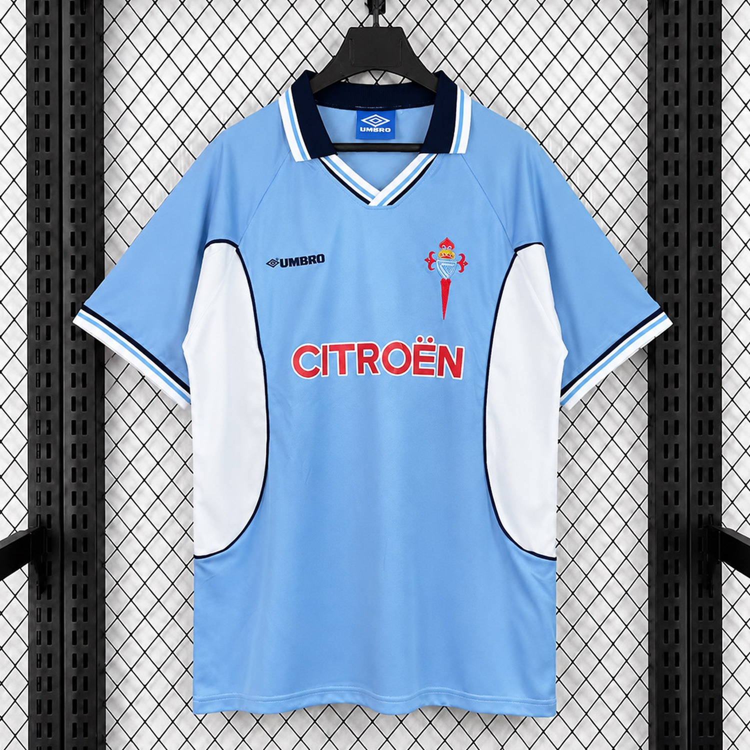 Retro Celta Vigo 1998-99 Home UEFA Cup Jersey - UnitedFutballJersey