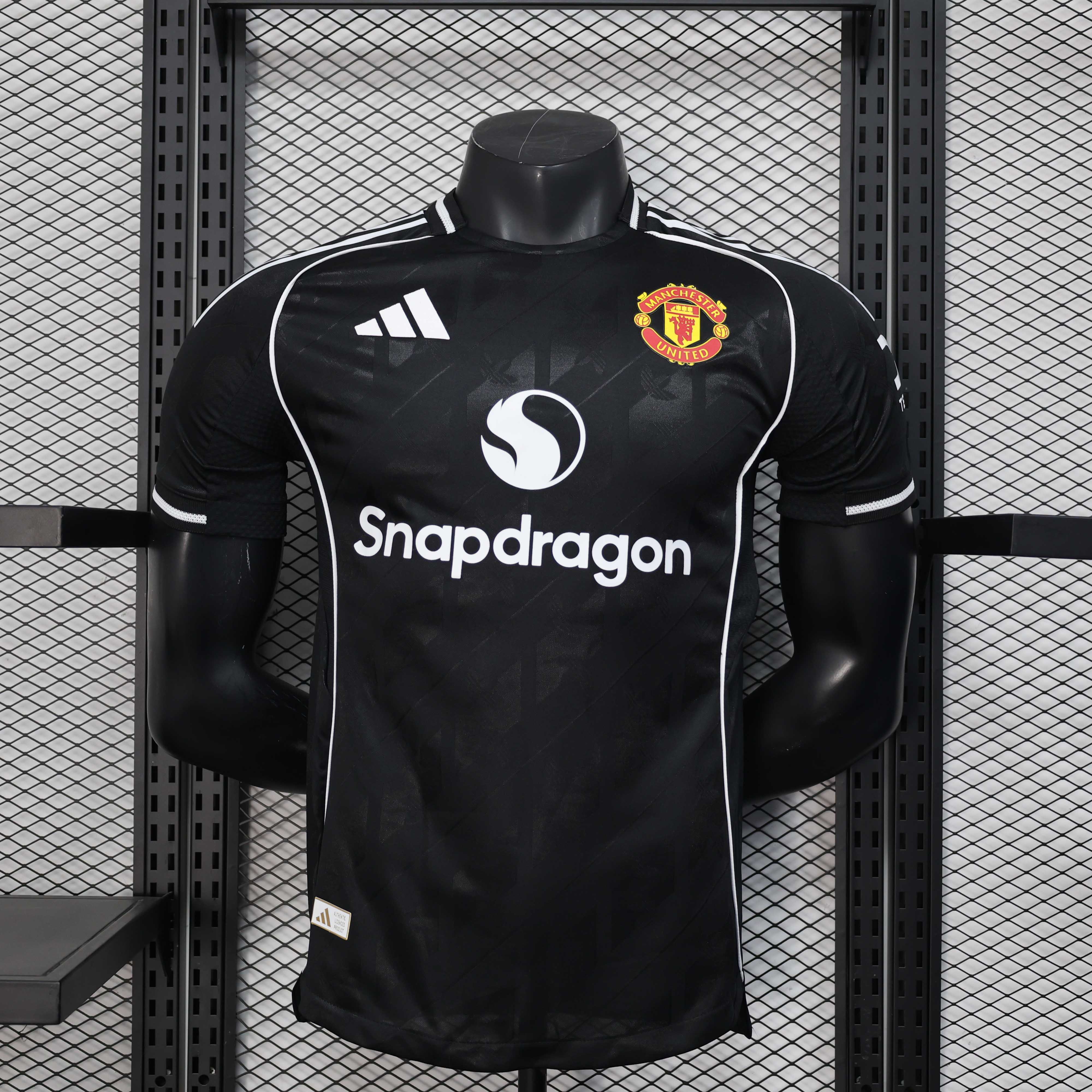 2025/2026 Player Version Manchester United Special Edition Black And White Football Jersey 1:1 Thai quality