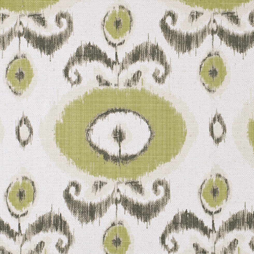 Green Floral Ikat Cotton-Blend Woven - Joann Fabrics