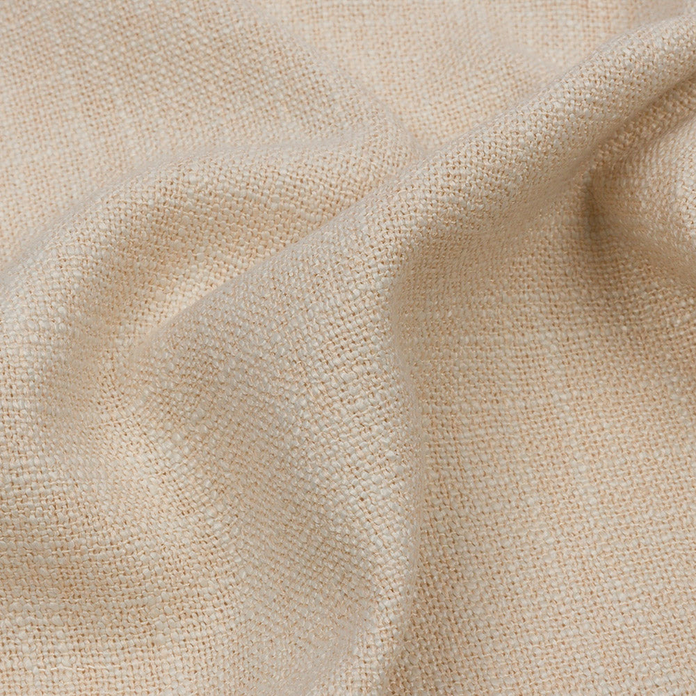Soft Textured Recycled Polyester Drapery Woven - Ivory - British Imported - Joann Fabrics