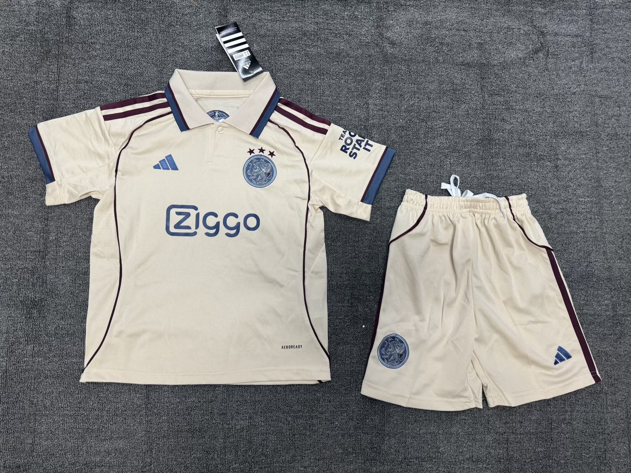 2025/2026 Ajax Third Away Football Shirt 1:1 Thai Quality Kids Size