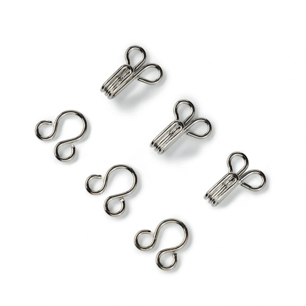 Prym Hooks & Eyes - Silver Size 1 - 12 Sets - Joann Fabrics