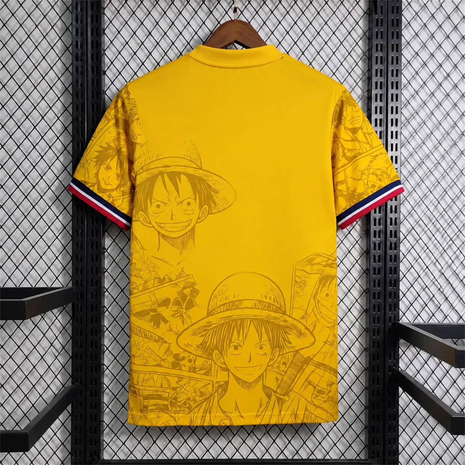 Japan 2026 Red Shirt Luffy Yellow Blue Special Jersey - Fans Version - UnitedFutballJersey