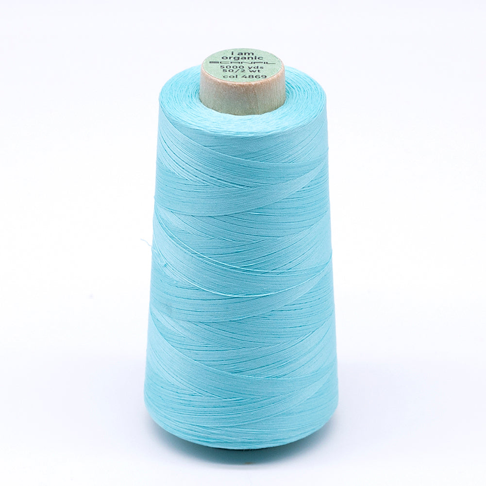 SCANFIL® 50wt Organic Pima Cotton Thread 5000 yd Cones - 4869 Limpet Shell - Joann Fabrics