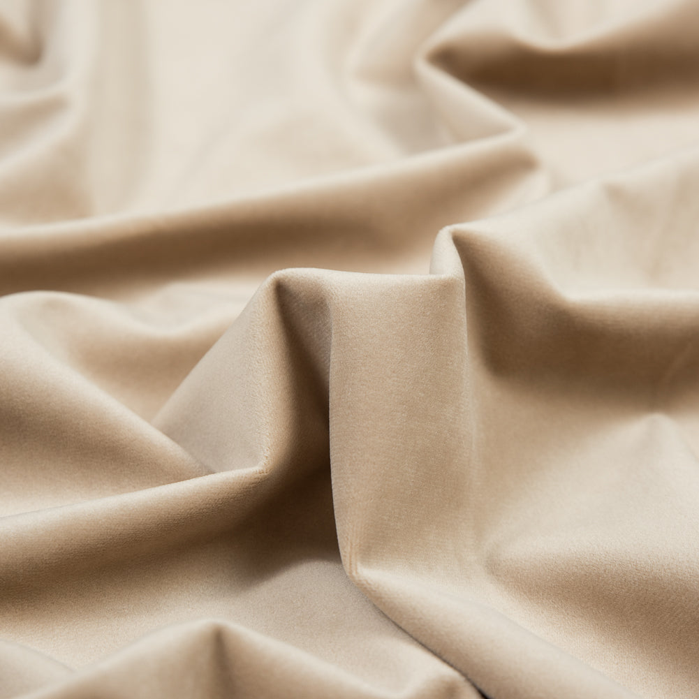 Ultra Soft Polyester Velvet - Latte - British Imported - Joann Fabrics