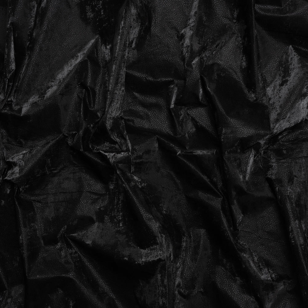 PU Coated Tyvek - Tactile Black Faux Leather Look - Joann Fabrics