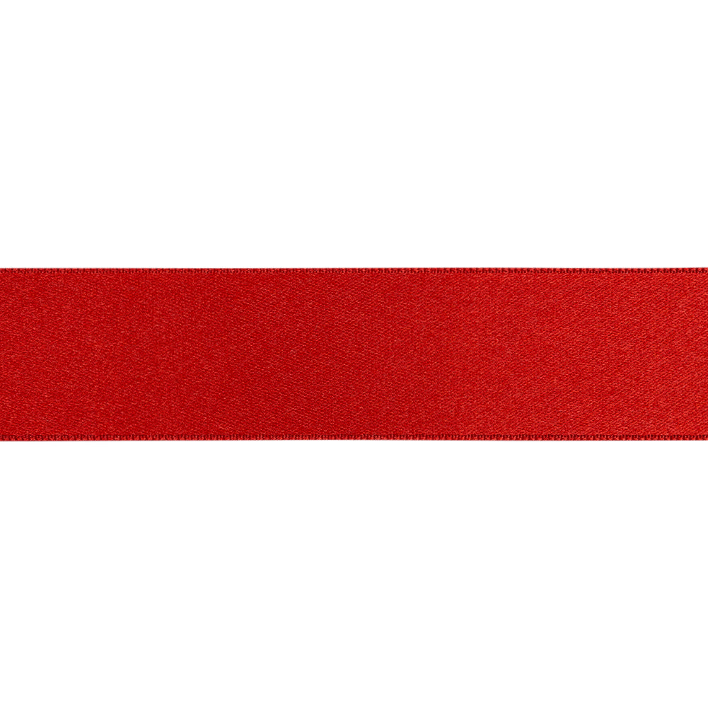 Garnet Double Face French Satin Ribbon - 1